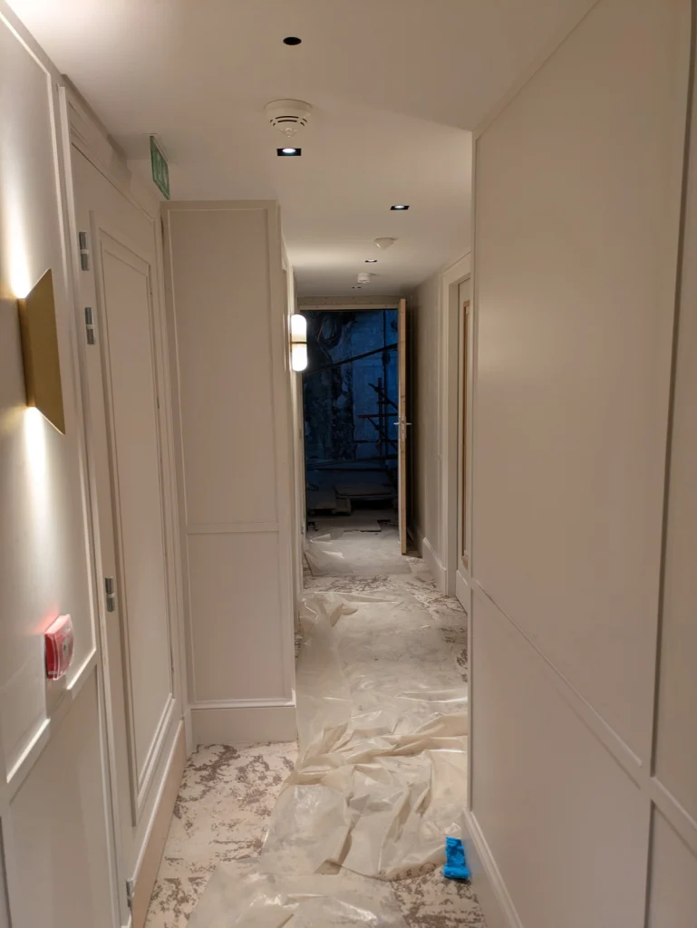Rénovation d'un hôtel